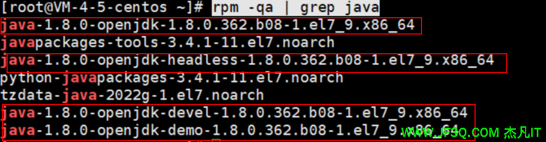怎么卸载yum安装的openjdk1.8