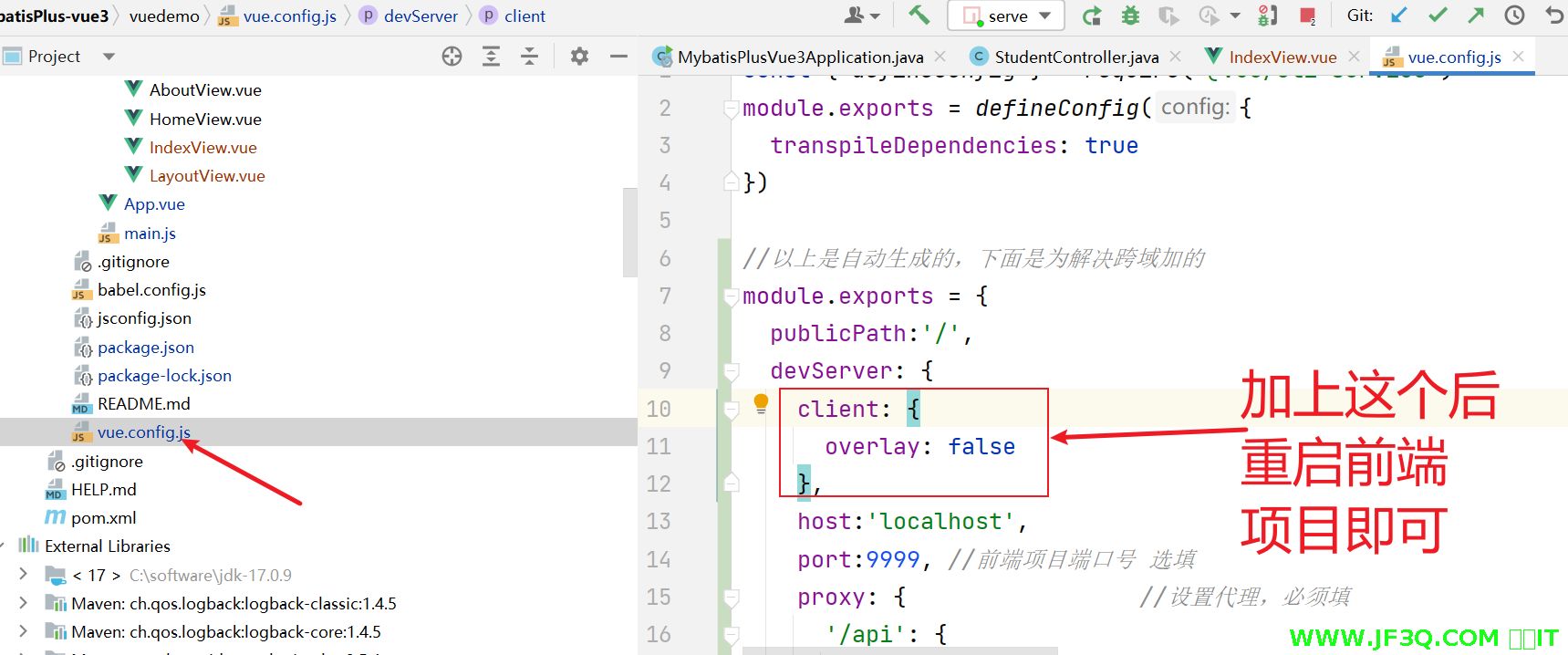 vue3项目运行后在浏览器界面放大缩小会报错的情况