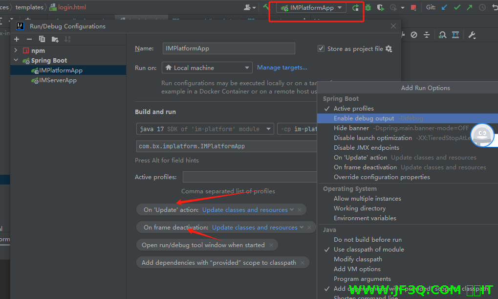  thymeleaf修改前端<font color='red'>html</font>代码后不生效总是需要重启项目